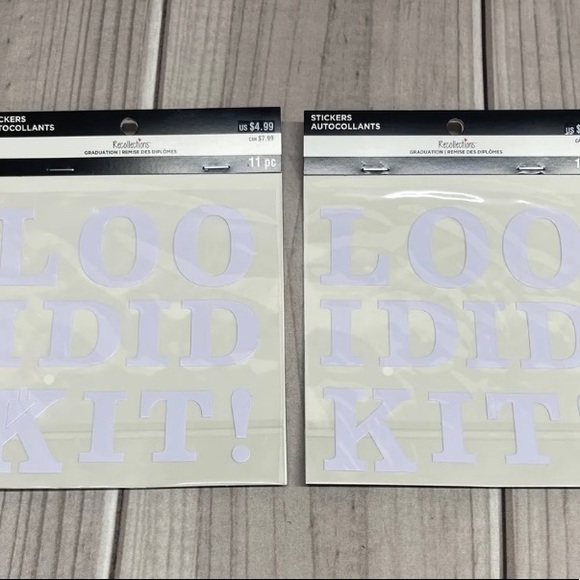 6 Graduation Cap Decorating Sticker Kits Celebration by Recollections - Picture 2 of 7